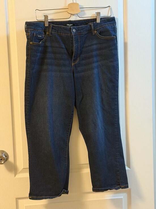 Nine West Denim - Nine West Jeans Size 14 Straight Leg Dark Wash Denim